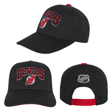 New Jersey Devils dětská čepice flat kšiltovka Essentials Procrown - New Jersey Devils dětské oblečení