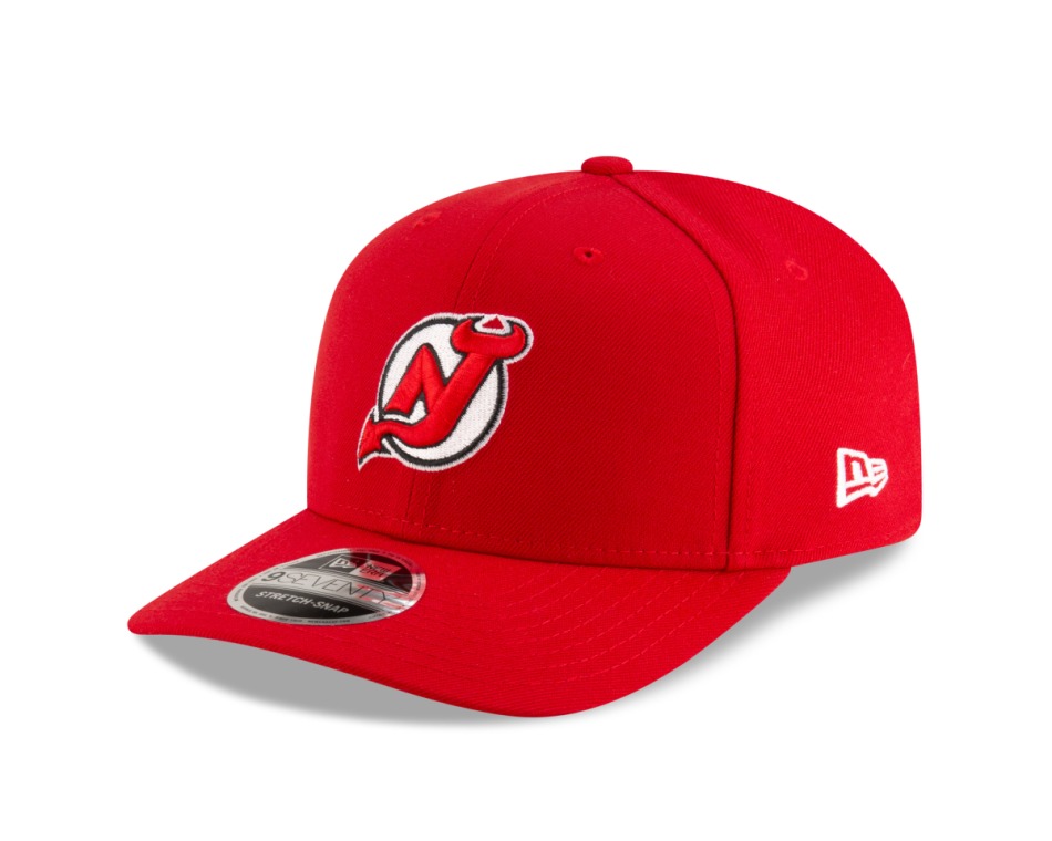 New Jersey Devils čepice baseballová kšiltovka New Era 970SS red - New Jersey Devils kšiltovky, čepice, rukavice