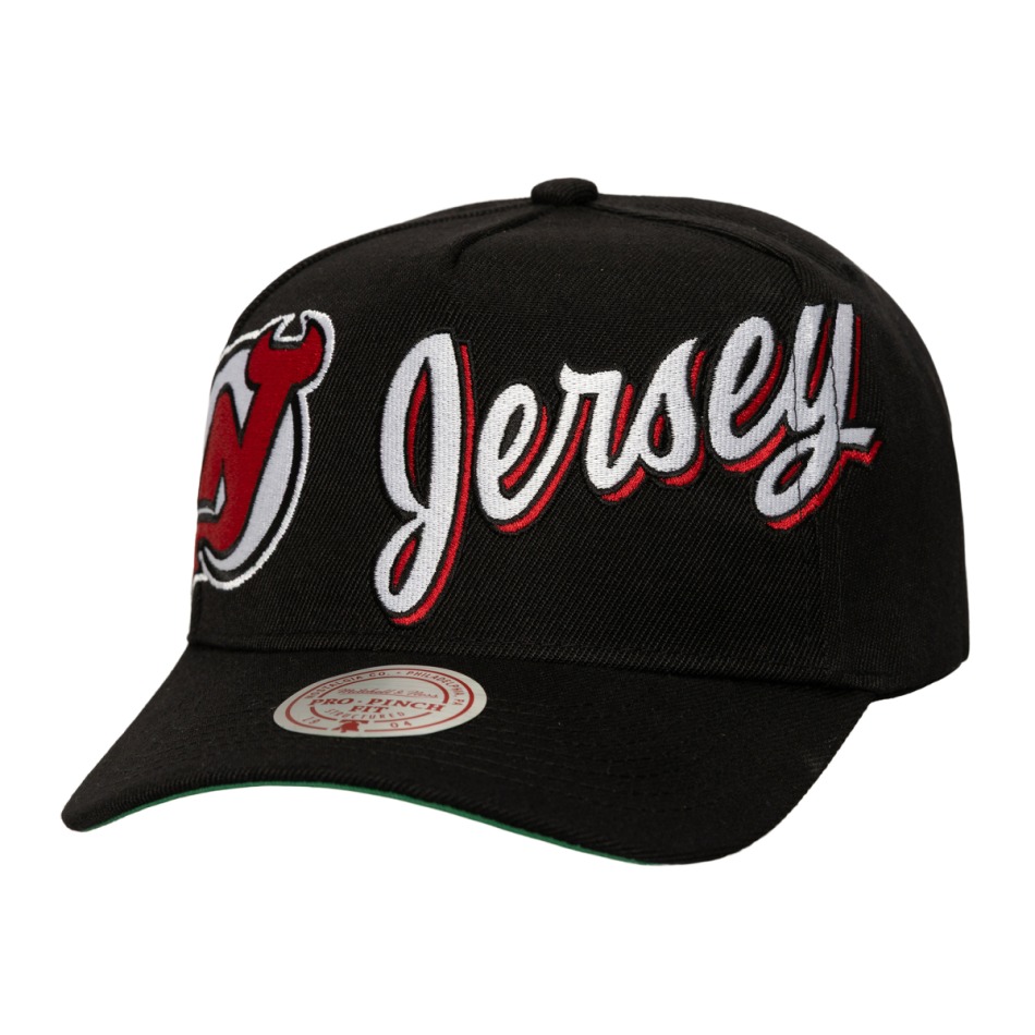New Jersey Devils čepice baseballová kšiltovka Busted Pro Snapback black - New Jersey Devils kšiltovky, čepice, rukavice