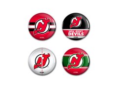 New Jersey Devils placka Button 4 Pack