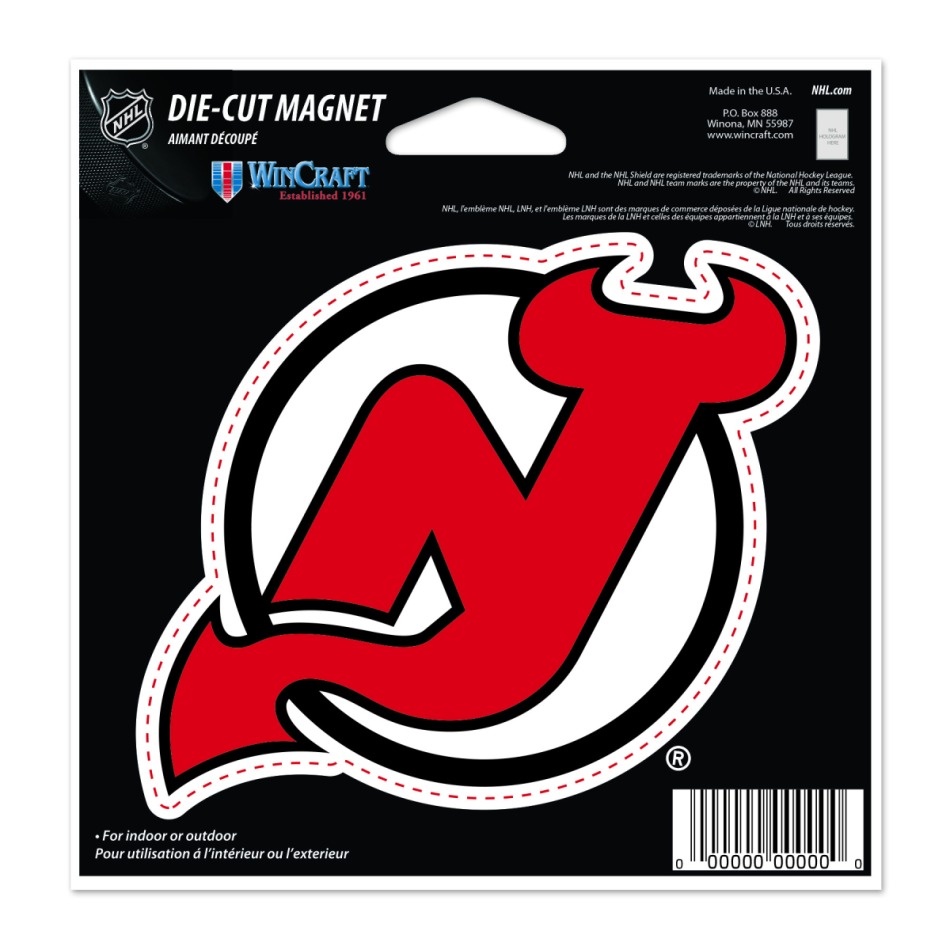New Jersey Devils magnetka Die Cut - New Jersey Devils ostatní suvenýry