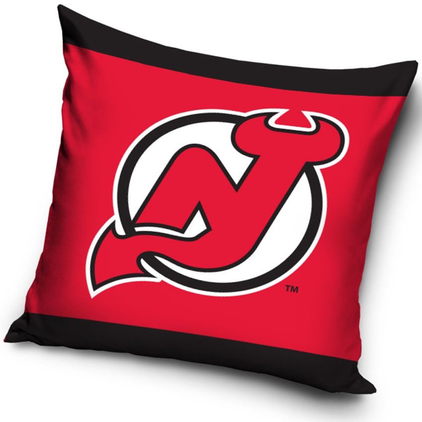 New Jersey Devils polštářek logo - New Jersey Devils povlečení, ručníky, deky