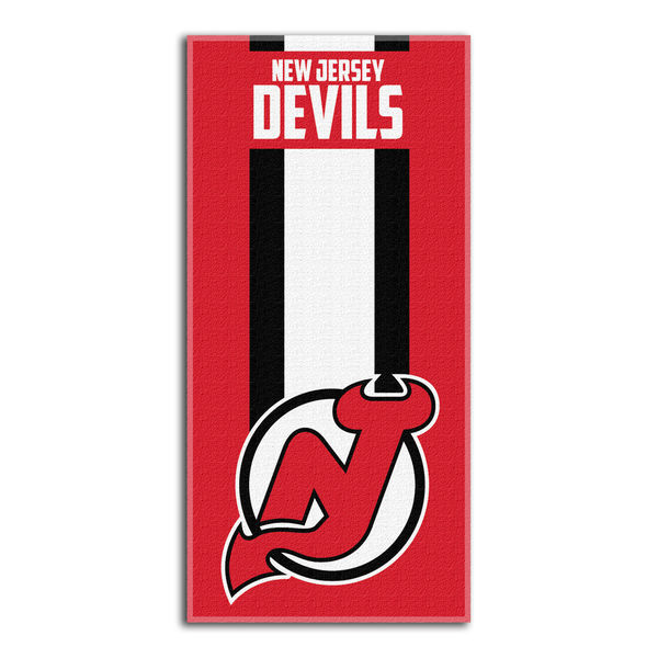 New Jersey Devils ručník osuška Northwest Company Zone Read - New Jersey Devils povlečení, ručníky, deky
