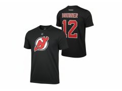 New Jersey Devils pánské tričko Damien Brunner #12 black