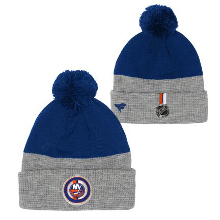 New York Islanders dětská zimní čepice Draft Cuffed Beanie With Pom - New York Islanders dětské oblečení