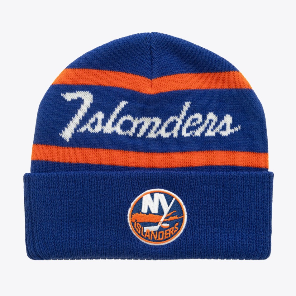 New York Islanders zimní čepice NHL Head Coach Knit - New York Islanders kšiltovky, čepice, rukavice