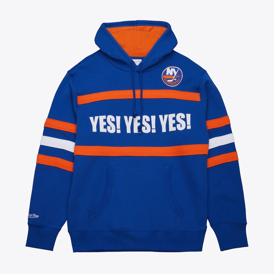 New York Islanders pánská mikina s&nbsp;kapucí Head Coach Hoodie Current Logo - New York Islanders mikiny, bundy, kalhoty