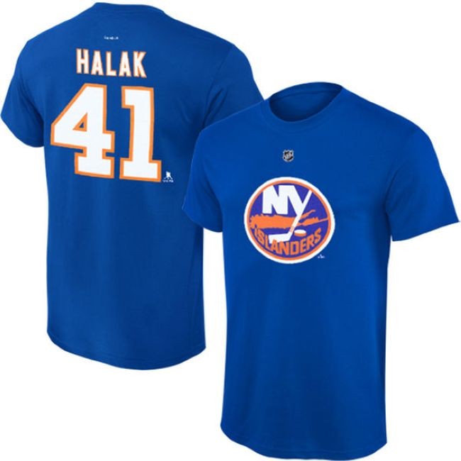 Tričko Jaroslav Halak Tee Flat Islanders - New York Islanders Trička