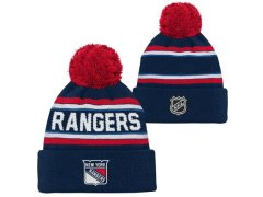 New York Rangers dětská zimní čepice 3Rd Jersey Jacquard Cuff Pom