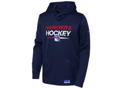 New York Rangers dětská mikina s kapucí Authentic Pro Hoodie Po Hood