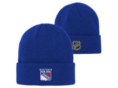 New York Rangers dětská zimní čepice Cuffed Knit blue