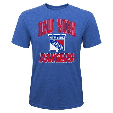 New York Rangers dětské tričko All Time Great Triblend blue - New York Rangers dětské oblečení