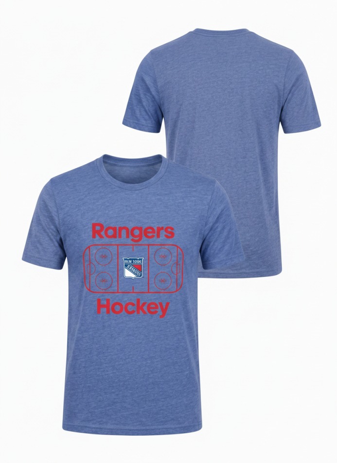 New York Rangers dětské tričko Goal Tender Ss Triblend - New York Rangers dětské oblečení