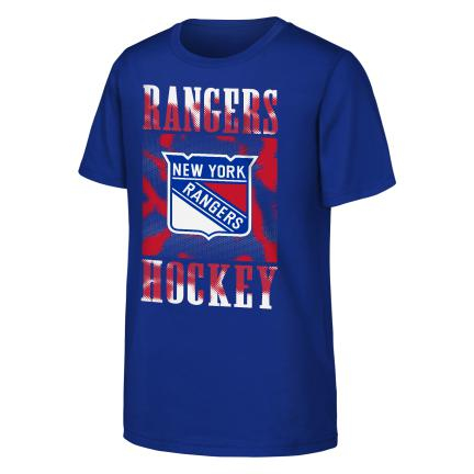 New York Rangers dětské tričko Garage Hero blue - New York Rangers dětské oblečení