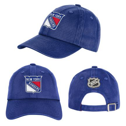 New York Rangers dětská čepice flat kšiltovka True Retro Slouch Adj - New York Rangers dětské oblečení
