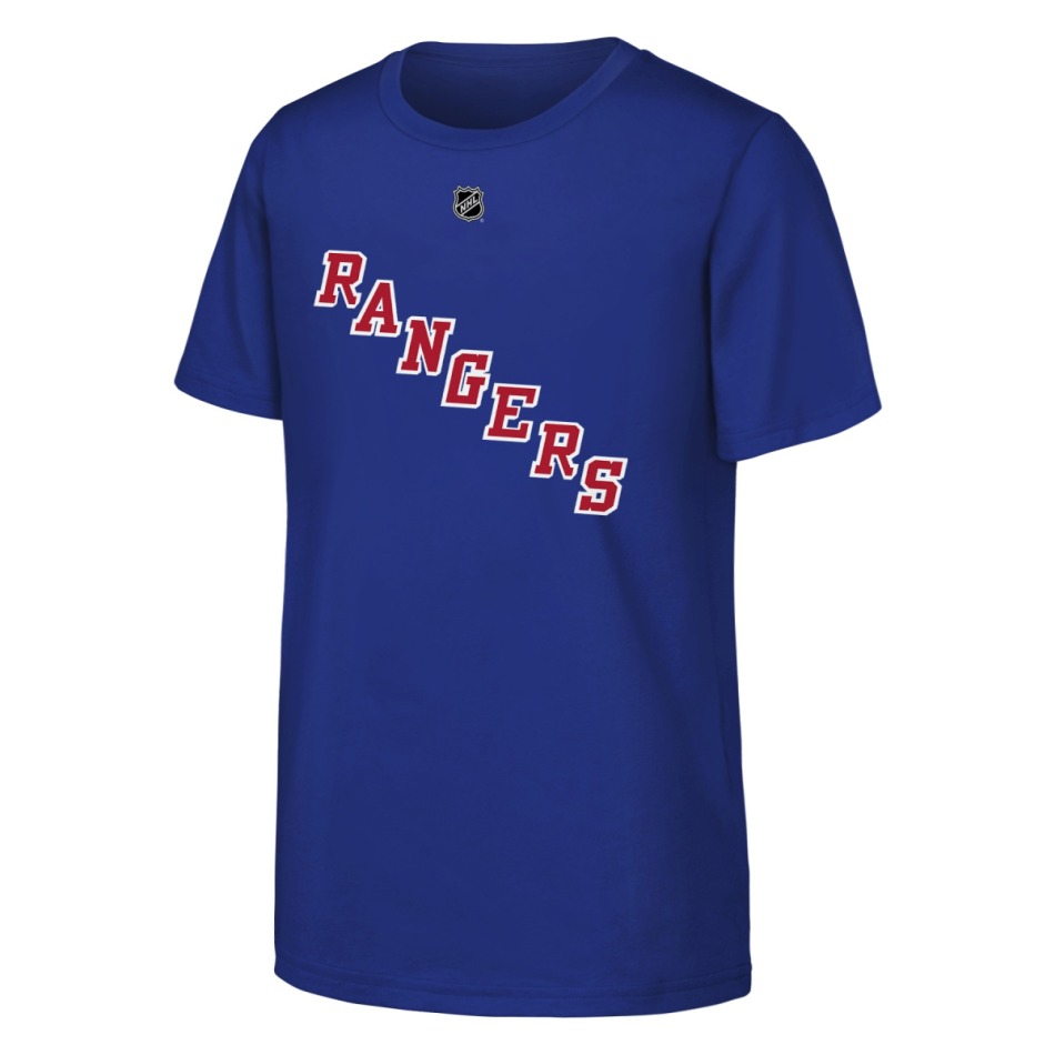 Dětské tričko Adam Fox #23 New York Rangers NHL Flat Name & Number Short Sleeve Cotton