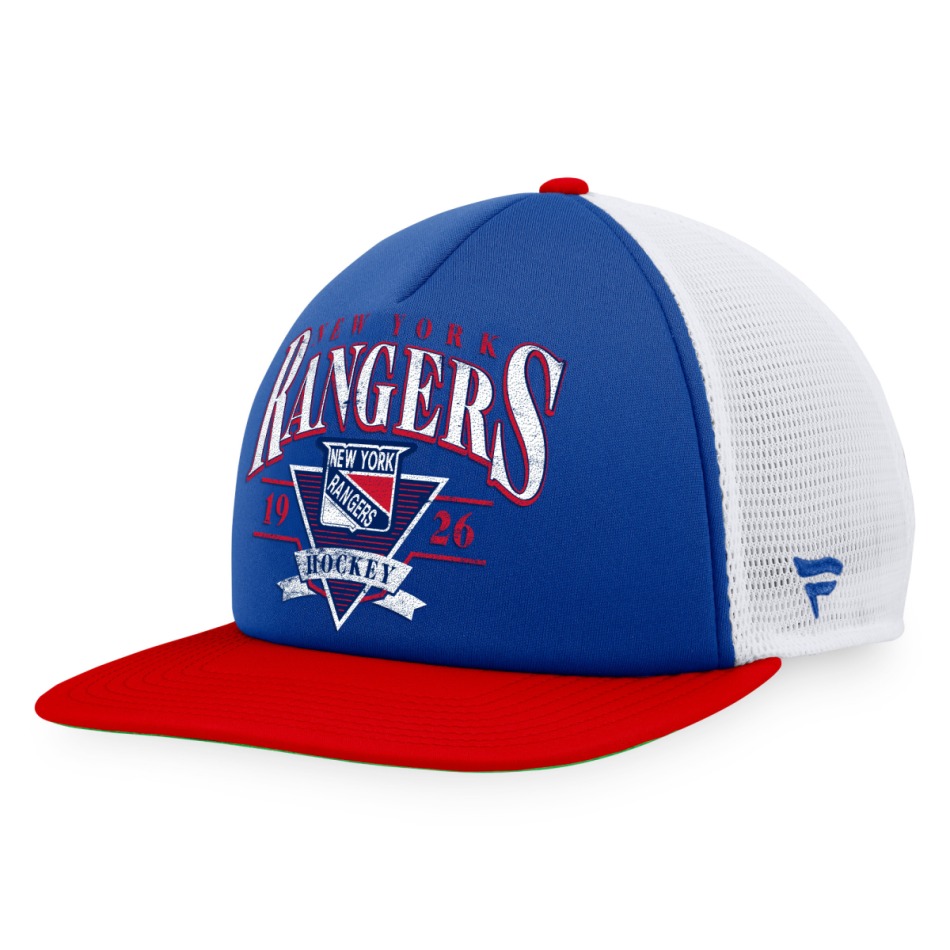 New York Rangers čepice flat kšiltovka True Classic Foam Front Trucker - New York Rangers kšiltovky, čepice, rukavice