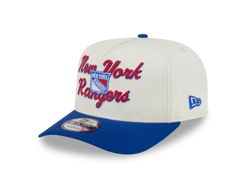 New York Rangers čepice baseballová kšiltovka New Era 950AF Chainstitch white - New York Rangers kšiltovky, čepice, rukavice