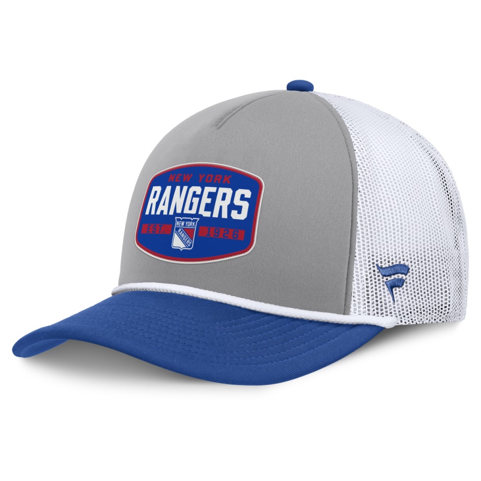 New York Rangers čepice baseballová kšiltovka Course Adjustable Foam Front A-Frame Meshaback - New York Rangers kšiltovky, čepice, rukavice
