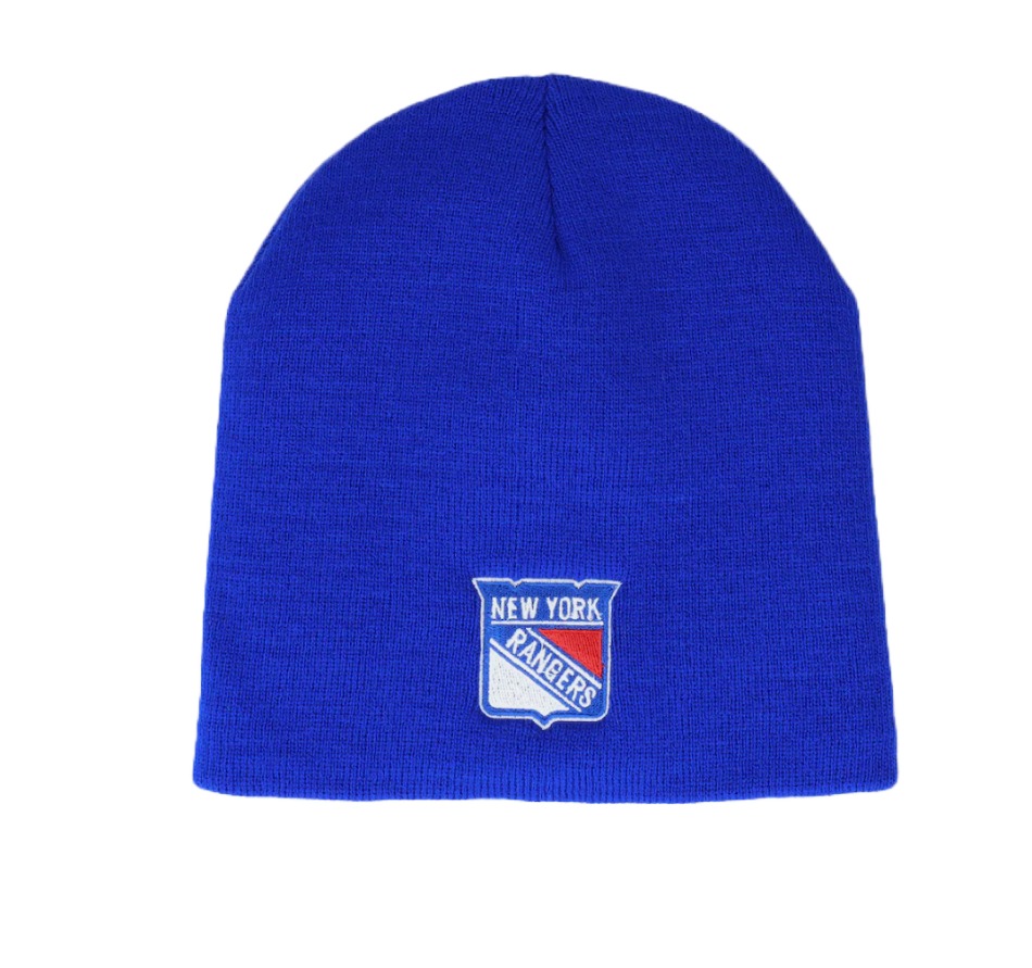 New York Rangers zimní čepice Cuffless Knit Royal - New York Rangers kšiltovky, čepice, rukavice