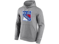 New York Rangers pánská mikina s&nbsp;kapucí Primary Logo Graphic Hoodie grey