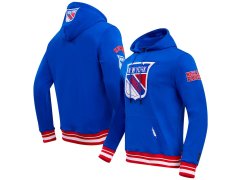 New York Rangers pánská mikina s&nbsp;kapucí Retro Classic Fleece blue