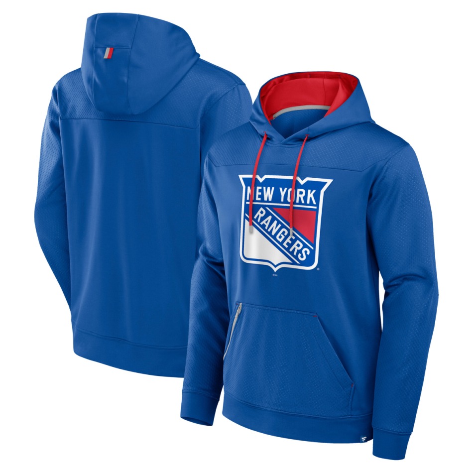 New York Rangers pánská mikina s&nbsp;kapucí Defender - New York Rangers mikiny, bundy, kalhoty