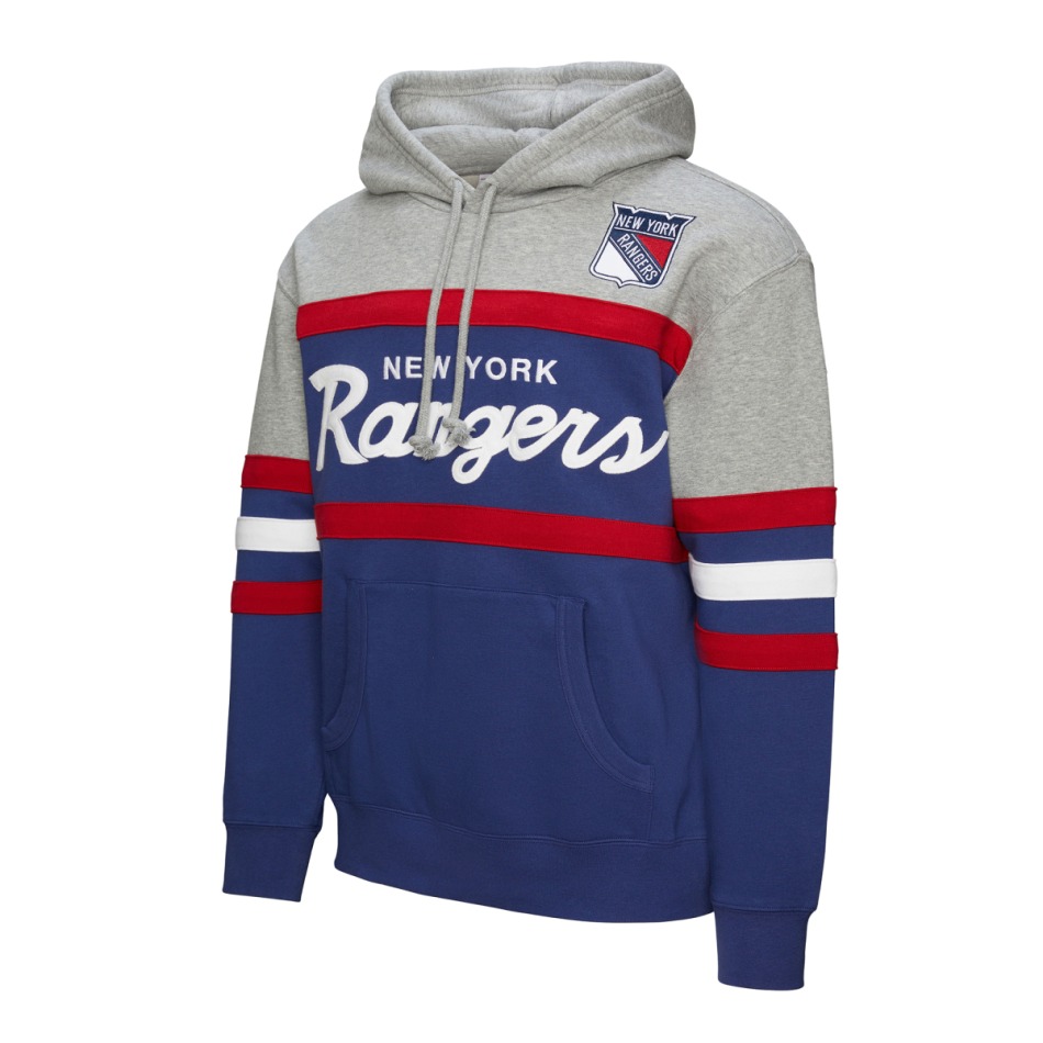 New York Rangers pánská mikina s&nbsp;kapucí Head Coach Hoodie Current Logo