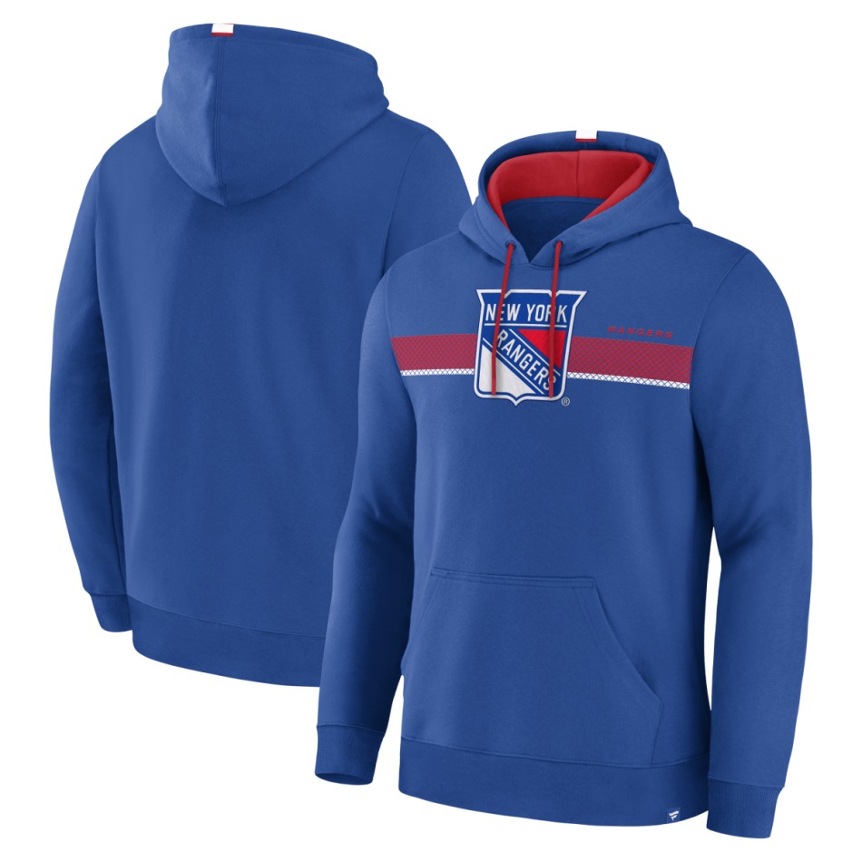 New York Rangers pánská mikina s&nbsp;kapucí Wrist Shot - New York Rangers mikiny, bundy, kalhoty