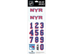 New York Rangers samolepky na helmu Decals