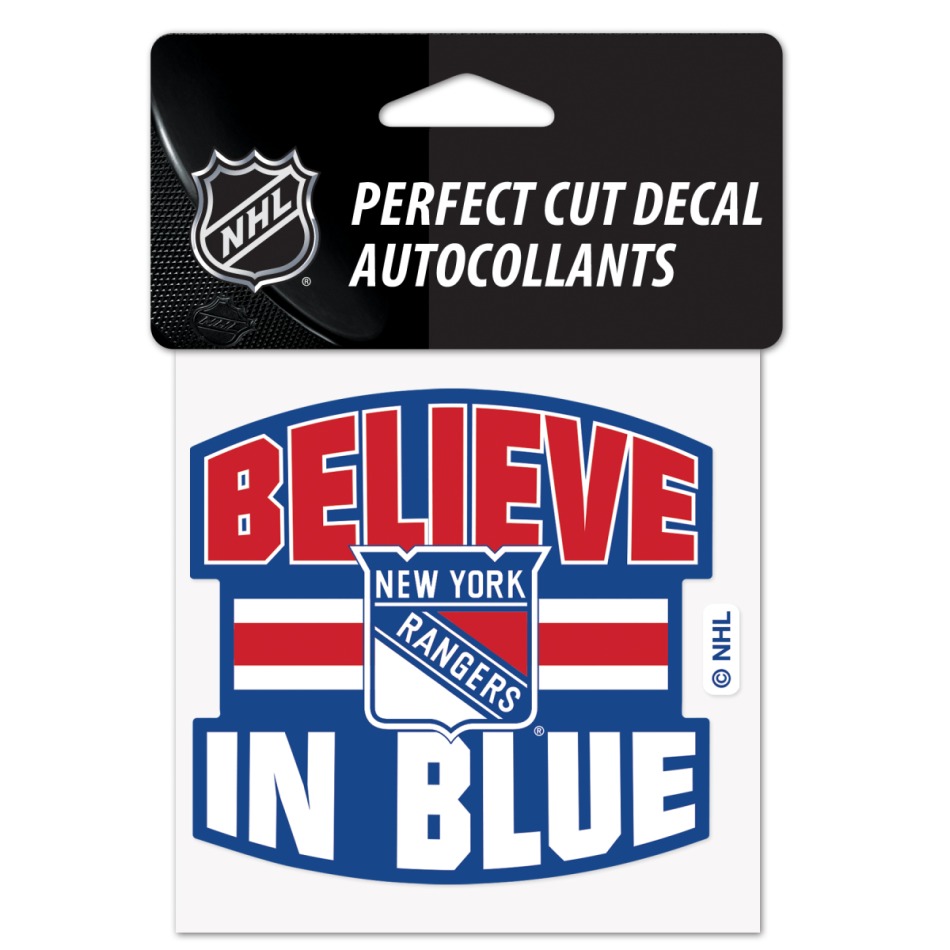 New York Rangers samolepka Perfect Cut Decal SLOGAN - New York Rangers ostatní suvenýry