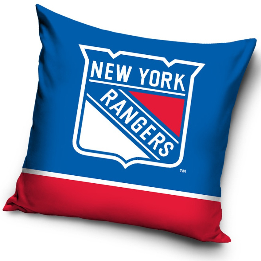 New York Rangers polštářek logo - New York Rangers povlečení, ručníky, deky
