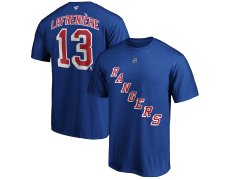 New York Rangers pánské tričko Alexis Lafrenière #13 Stack Logo Name & Number