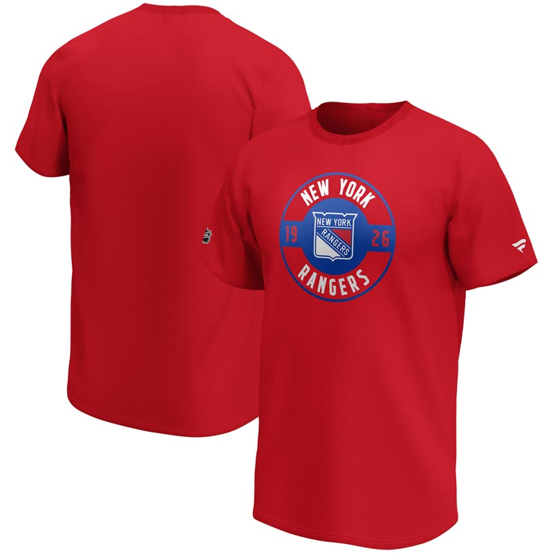 New York Rangers pánské tričko Iconic Circle Start Graphic - New York Rangers trička, polo trička, košile