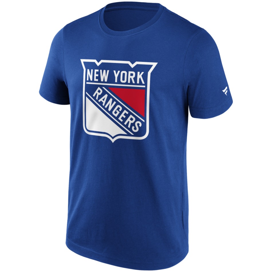 New York Rangers pánské tričko Primary Logo Graphic blue - New York Rangers trička, polo trička, košile