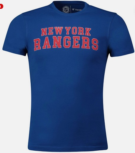 New York Rangers pánské tričko Graphic Workmark blue - New York Rangers trička, polo trička, košile