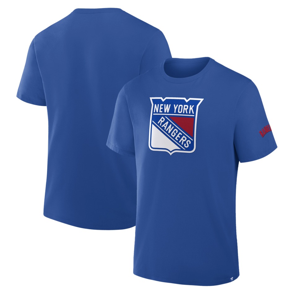 New York Rangers pánské tričko Hat Trick blue - New York Rangers trička, polo trička, košile