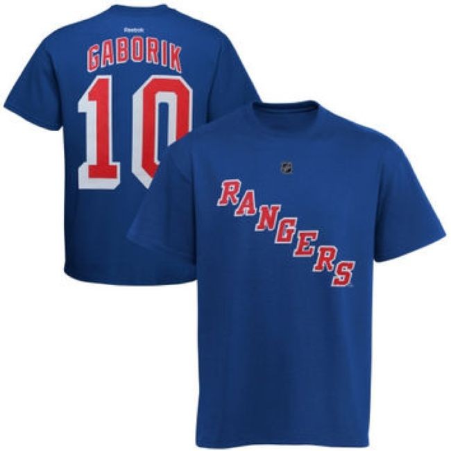 Dětské Tričko 10 Marian Gaborik - modré Rangers - New York Rangers Trička