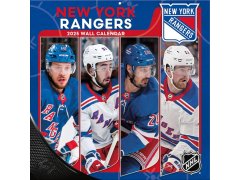 New York Rangers kalendář 2025 Wall Calendar