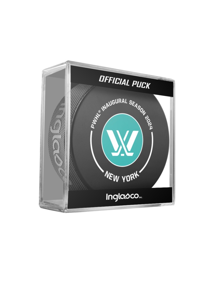 NHL produkty puk 2024 Inaugural Season Official Game Hockey green
