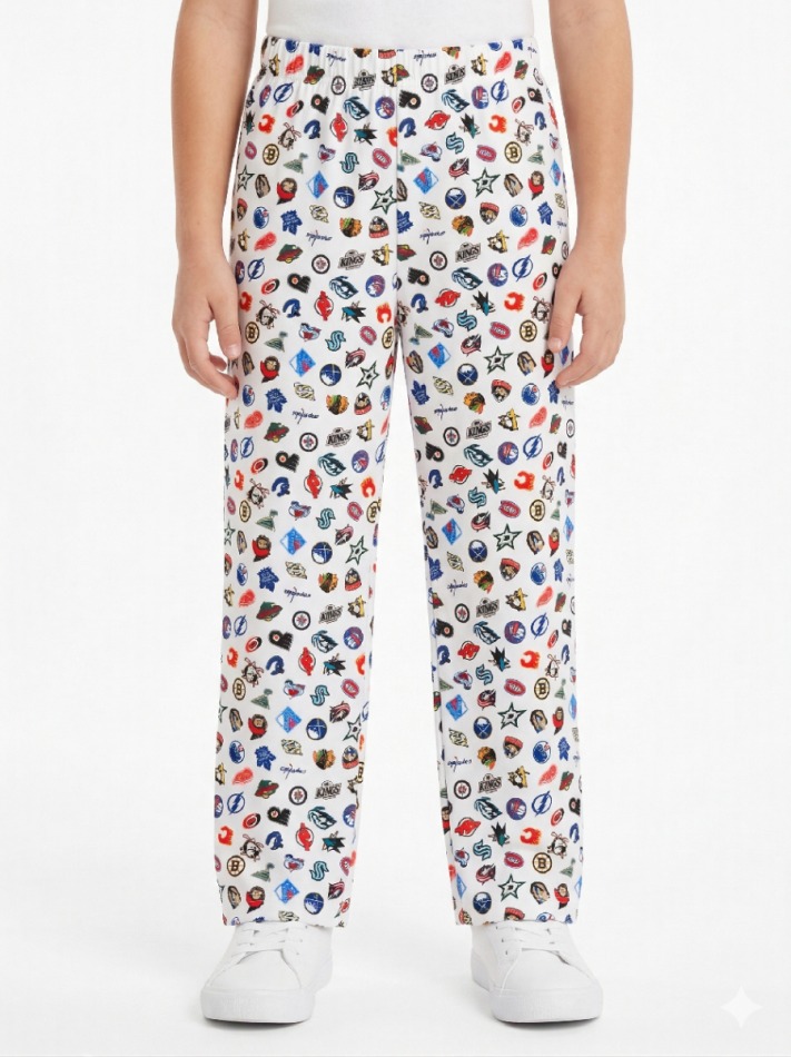 NHL produkty dětské tepláky All Over Printed Pant - NHL produkty ostatní modní doplňky