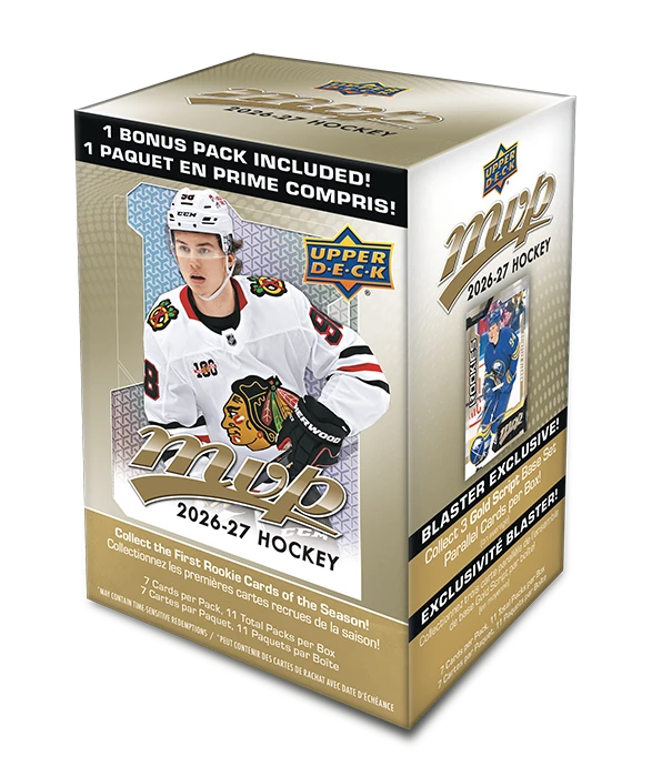 Hokejové karty NHL 2026-27 Upper Deck MVP Hockey Blaster Box