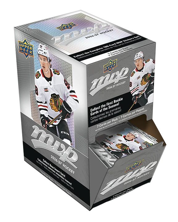 Hokejové karty NHL 2026-27 Upper Deck MVP Hockey Gravity Box - NHL produkty ostatní suvenýry