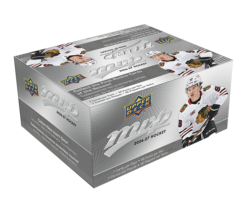 Hokejové karty NHL 2026-27 Upper Deck MVP Hockey Retail Box