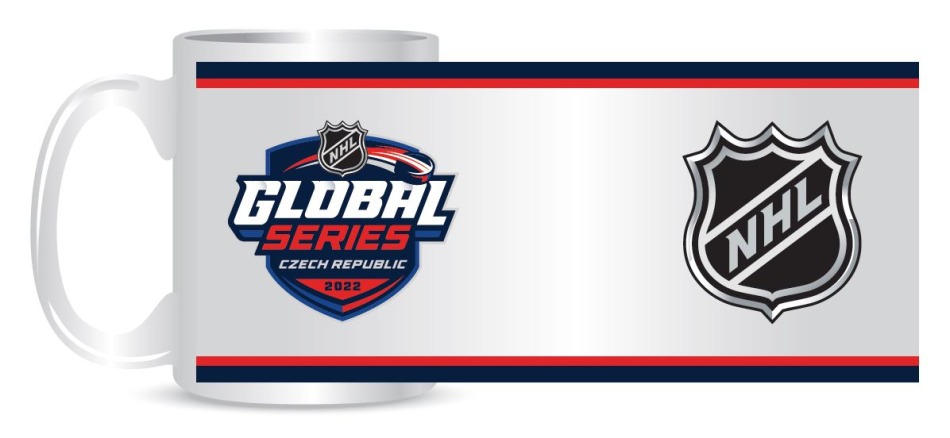 NHL produkty hrníček 2022 Czech Republic Event Logo Ceramic - NHL produkty sklenice, hrníčky, misky