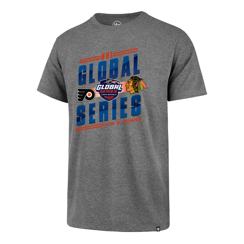 NHL produkty pánské tričko 47 Brand Flanker Tee NHL Global Series Dueling GS19 - NHL produkty trička, polo trička, košile