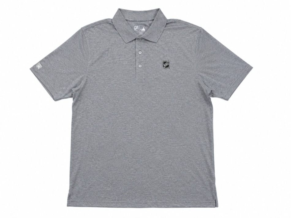 NHL produkty pánské polo tričko Shield Grey - NHL produkty trička, polo trička, košile