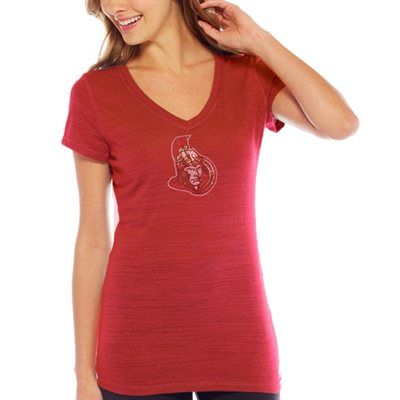Ottawa Senators dámské tričko red Sequin Logo