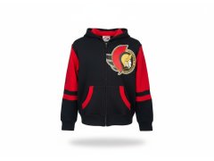 Ottawa Senators dětská mikina s kapucí Faceoff Colorblocked Fleece Full-Zip