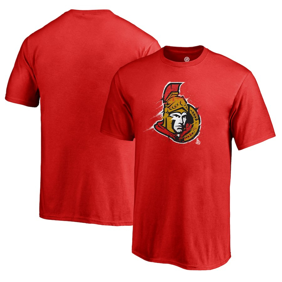 Ottawa Senators dětské tričko red Splatter Logo - Ottawa Senators dětské oblečení